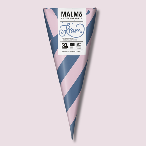 Kram ( blåbär & hallon) - chokladstrut