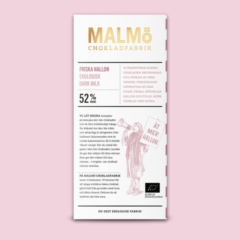 Friska Hallon 52% - Chokladkaka