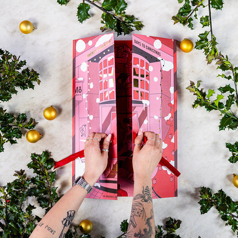 Adventskalender med choklad 2025, glutenfri och sojafri